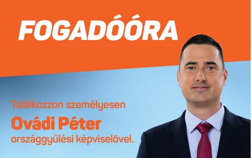 'Ovádi Péter Fogadóóra' cikk borítóképe